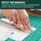 U.S. Art Supply; 24" x 36" Self-Healing Cutting Mat 5-Ply - Double-Sided Green/Black Craft Mat, Non-Slip Cutting Mats for Crafts, Sewing, Quilting, Scrapbooking; Category:Cutting Mats & Accessories; Image:7